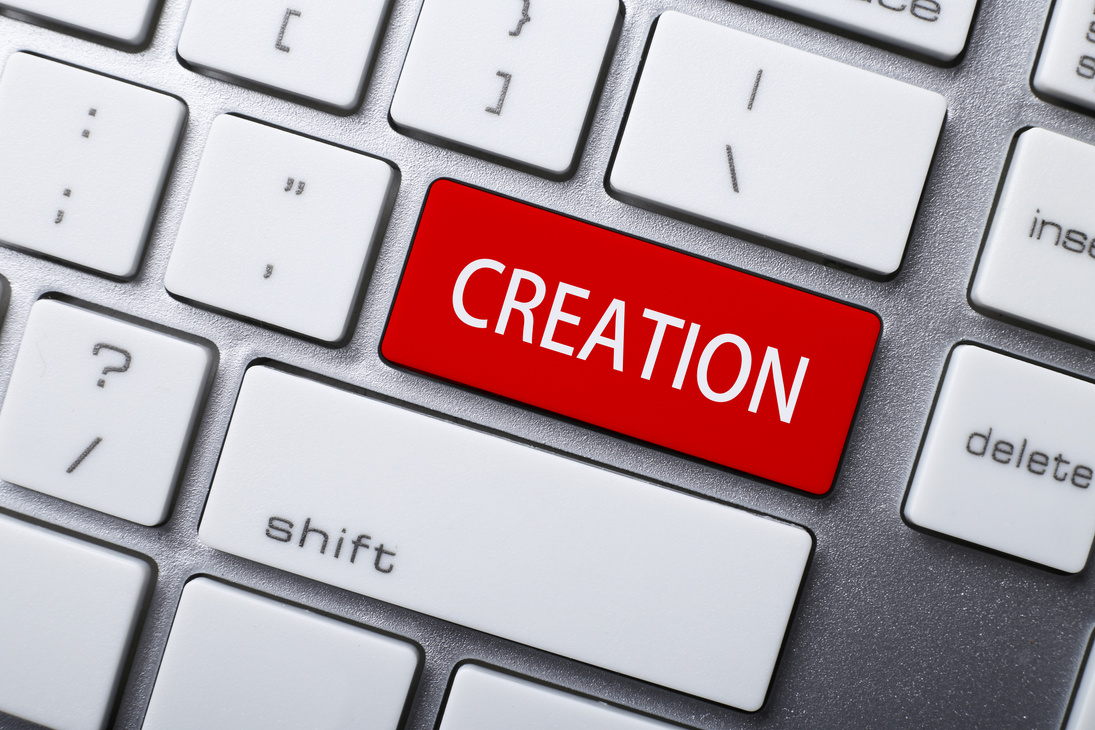 Creation Computer Keyboard Button